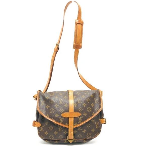 LOUIS VUITTON M42256 Saumur30 Crossbody bag Shoulder Bag MonogramCanvas Brown - Picture 7 of 16